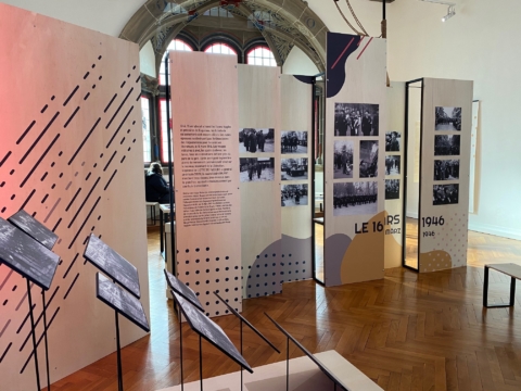 Habillage d’une exposition pour le Musée de Haguenau