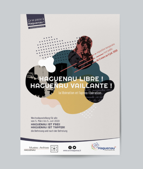 Identité visuelle d’une exposition pour le Musée de Haguenau