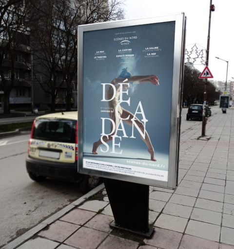 Visuel pour festival de danse